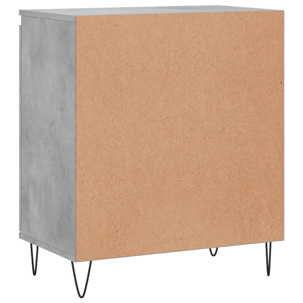 Dressoir 60x35x70 cm bewerkt hout betongrijs is nu te koop bij PeponiXL, paradijselijk wonen!