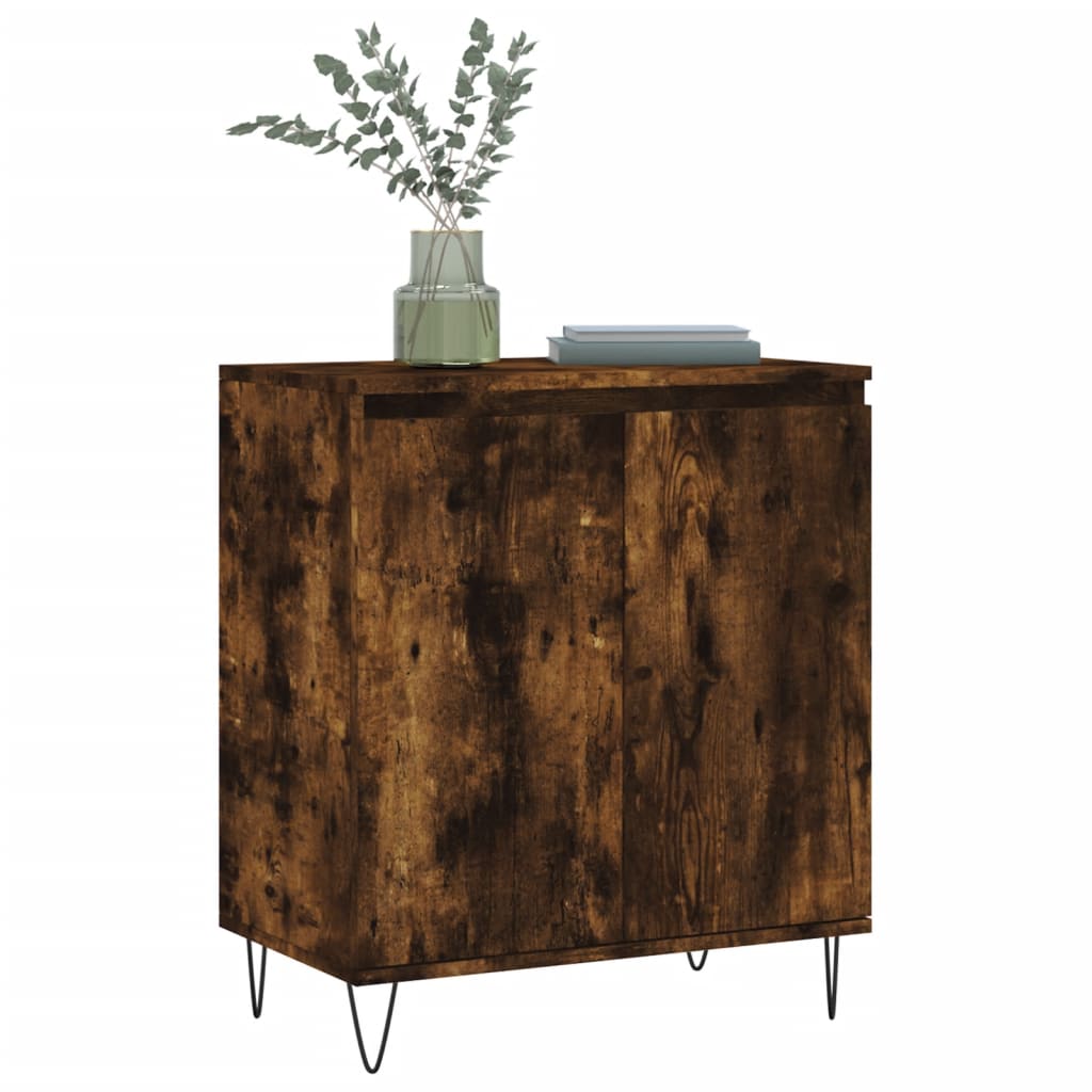 Dressoir 60x35x70 cm bewerkt hout gerookt eikenkleurig is nu te koop bij PeponiXL, paradijselijk wonen!