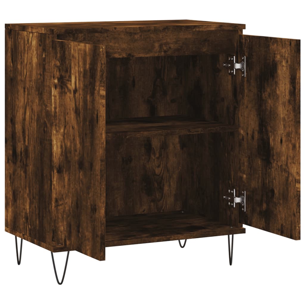 Dressoir 60x35x70 cm bewerkt hout gerookt eikenkleurig is nu te koop bij PeponiXL, paradijselijk wonen!