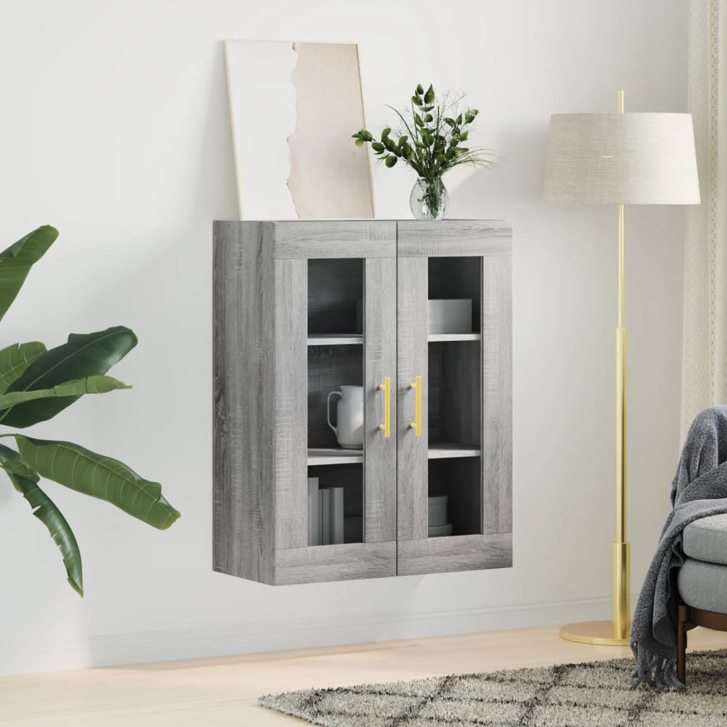 Bovenkast 69,5x34x90 cm grijs sonoma eikenkleurig is nu te koop bij PeponiXL, paradijselijk wonen!