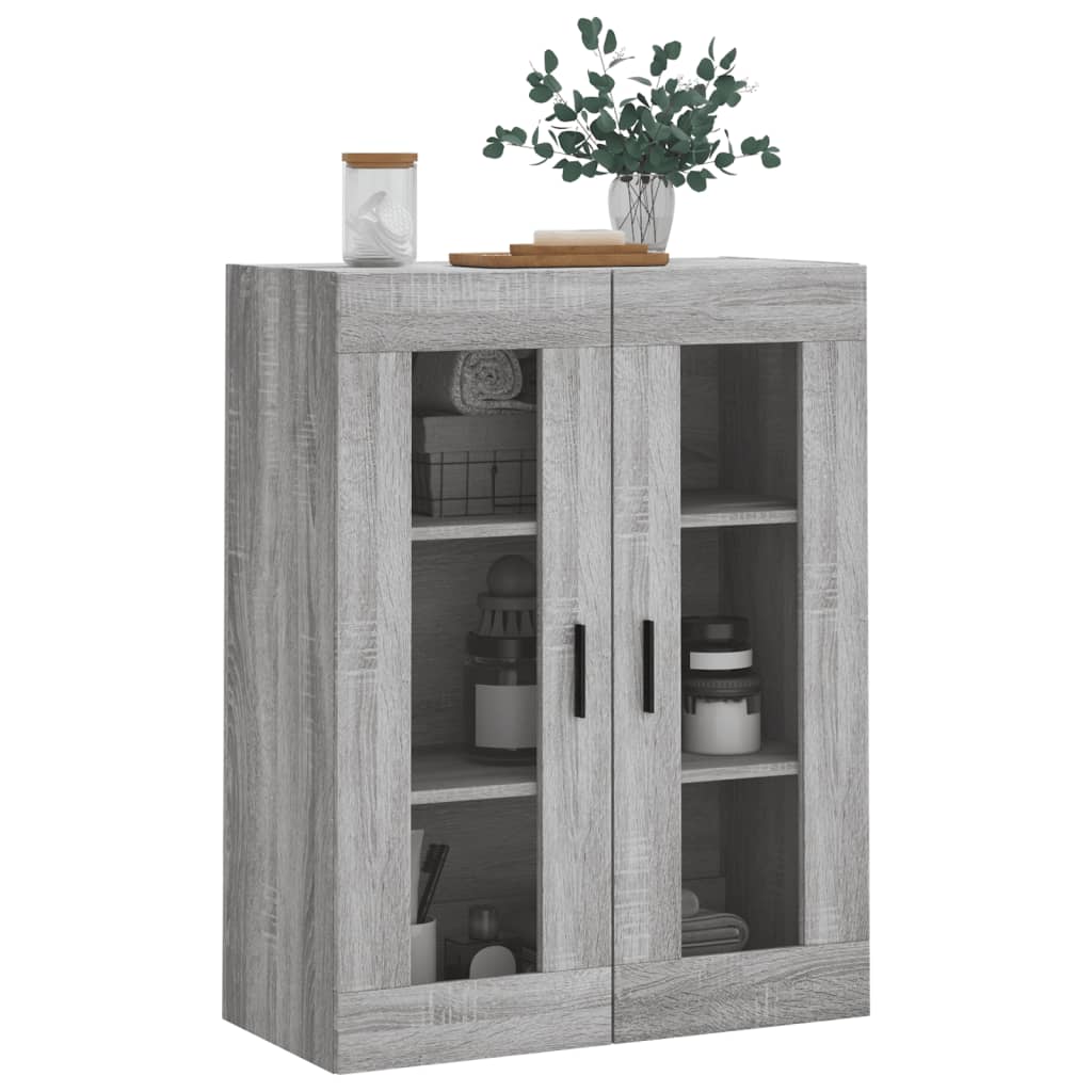 Bovenkast 69,5x34x90 cm grijs sonoma eikenkleurig is nu te koop bij PeponiXL, paradijselijk wonen!