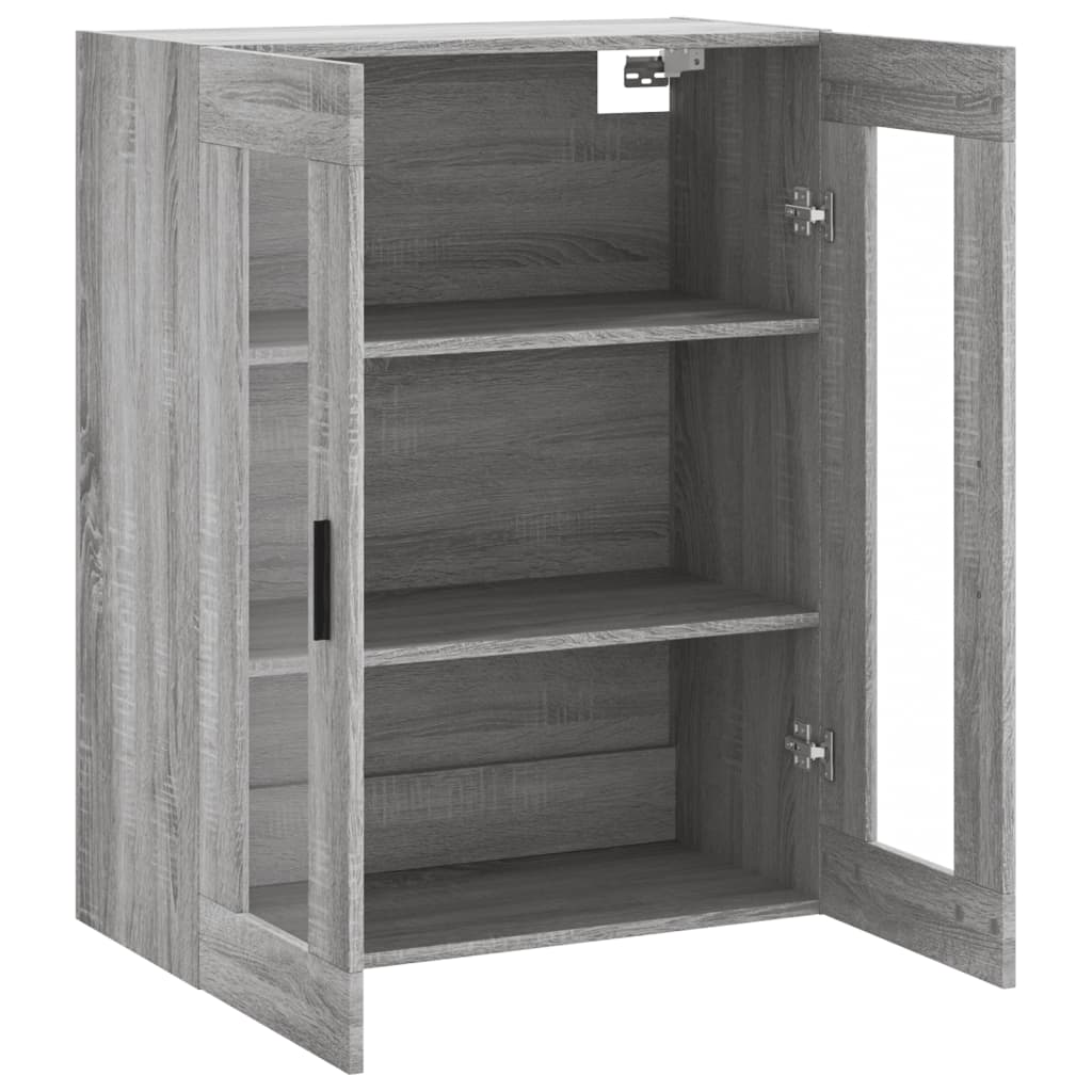 Bovenkast 69,5x34x90 cm grijs sonoma eikenkleurig is nu te koop bij PeponiXL, paradijselijk wonen!