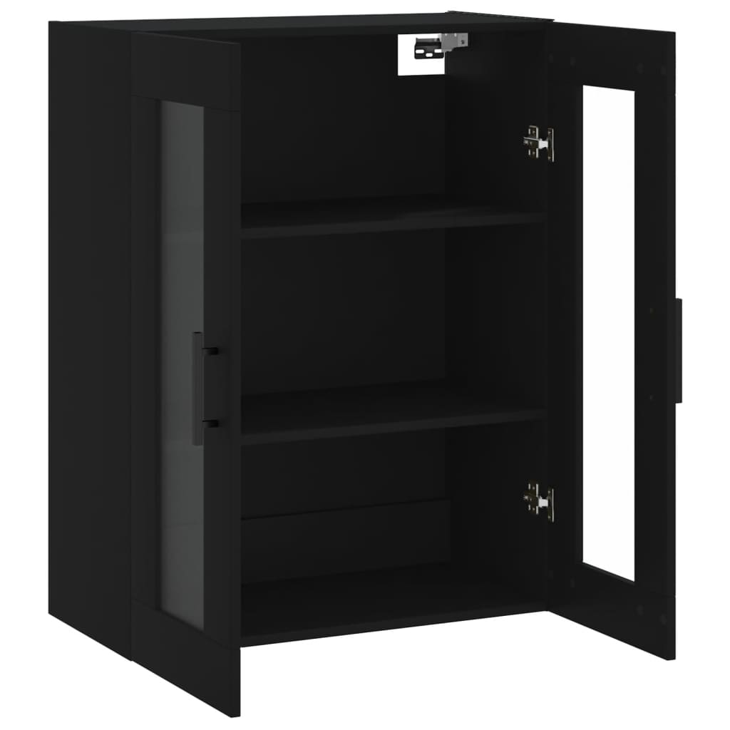Bovenkast 69,5x34x90 cm zwart is nu te koop bij PeponiXL, paradijselijk wonen!