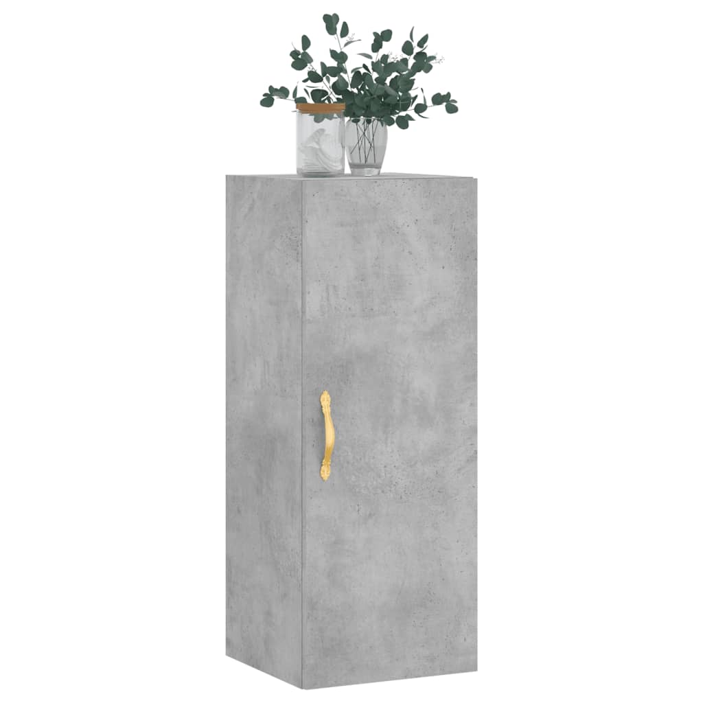 Bovenkast 34,5x34x90 cm betongrijs is nu te koop bij PeponiXL, paradijselijk wonen!