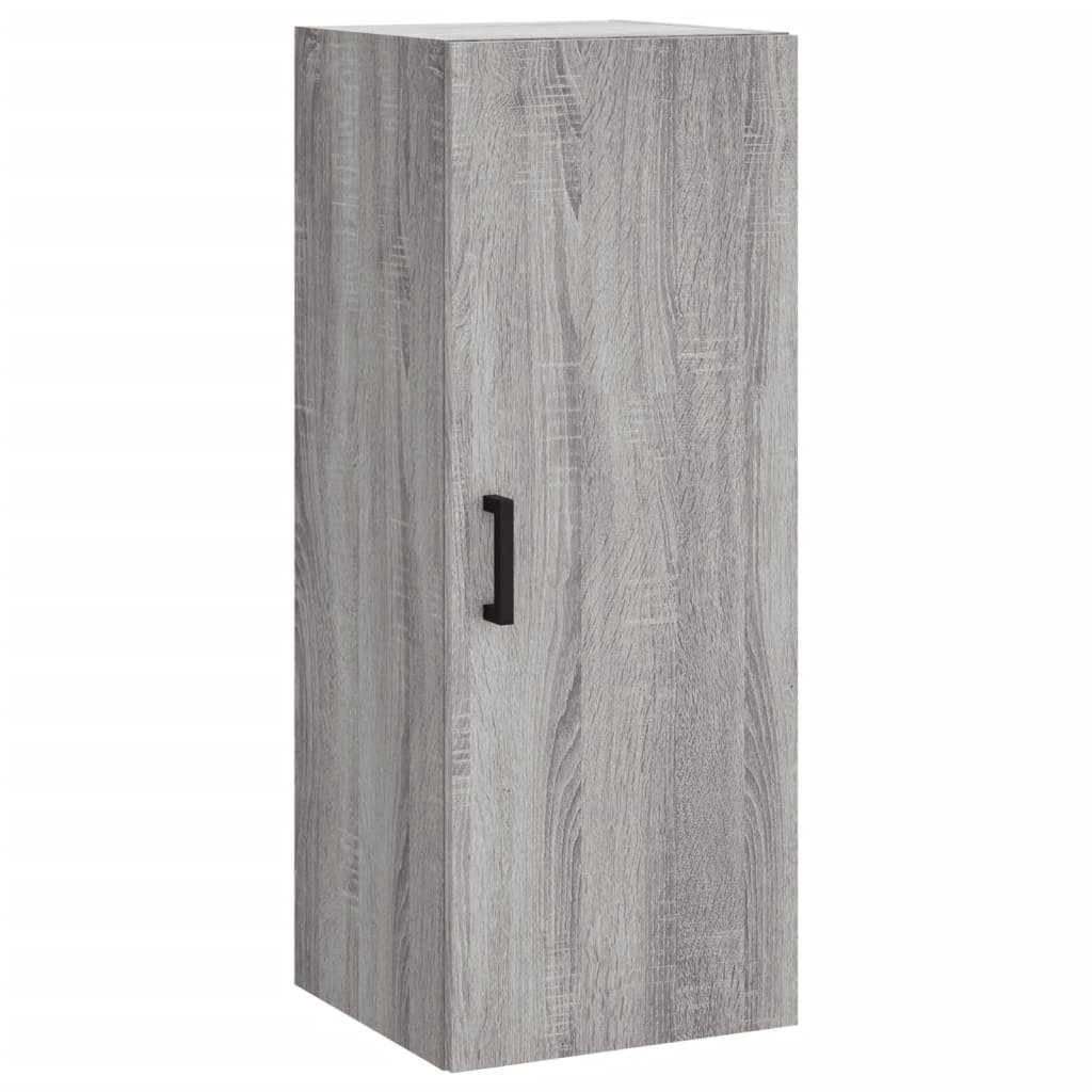 Bovenkast 34,5x34x90 cm grijs sonoma eikenkleurig is nu te koop bij PeponiXL, paradijselijk wonen!