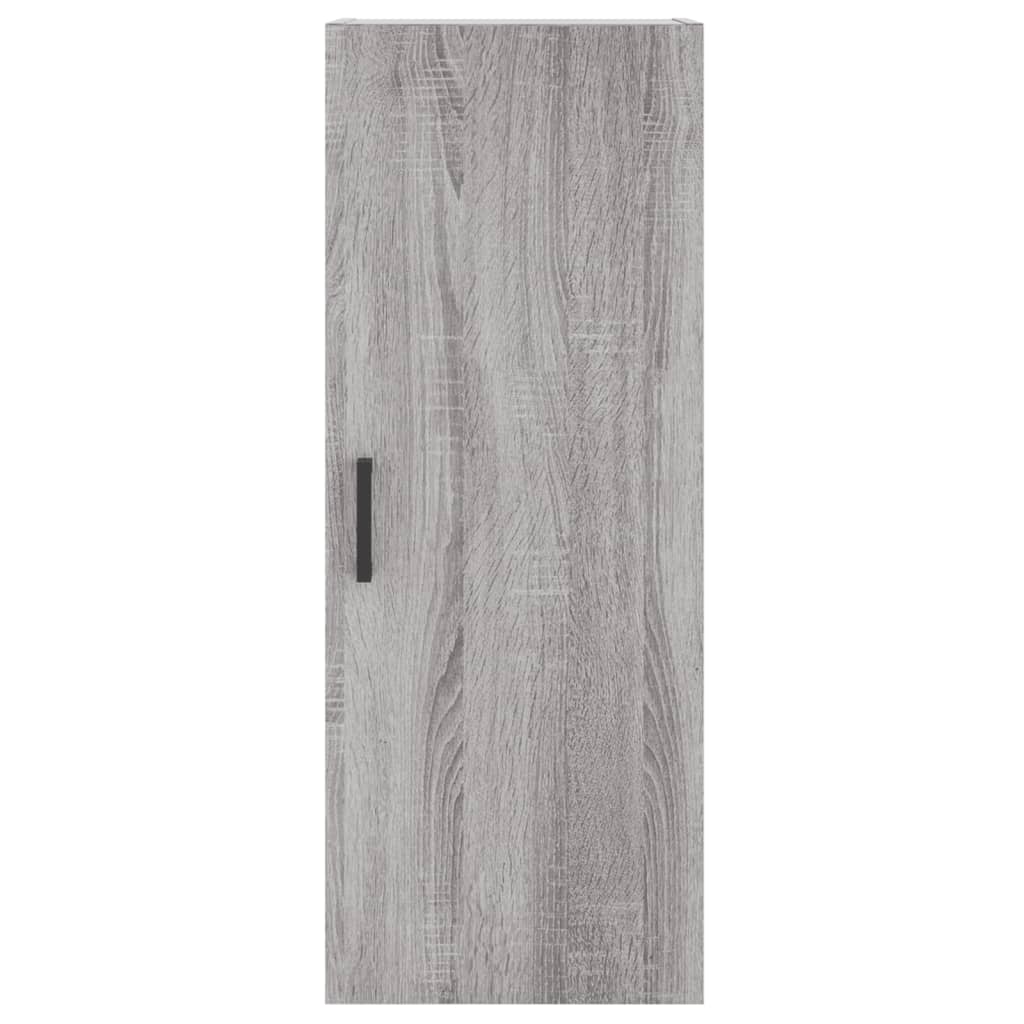 Bovenkast 34,5x34x90 cm grijs sonoma eikenkleurig is nu te koop bij PeponiXL, paradijselijk wonen!