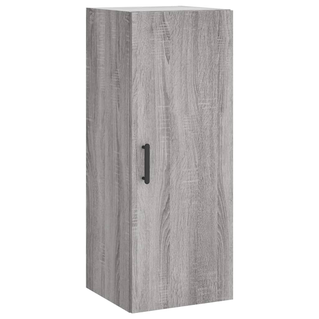 Bovenkast 34,5x34x90 cm grijs sonoma eikenkleurig is nu te koop bij PeponiXL, paradijselijk wonen!