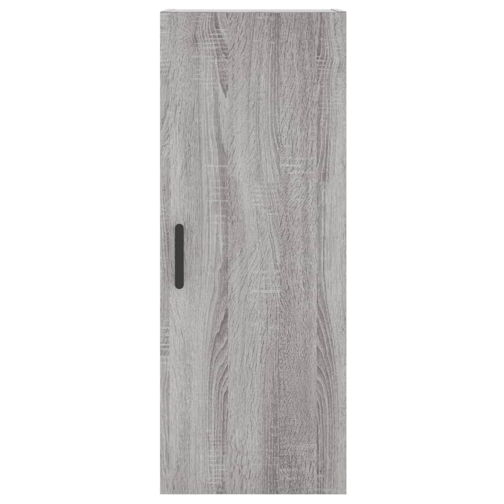 Bovenkast 34,5x34x90 cm grijs sonoma eikenkleurig is nu te koop bij PeponiXL, paradijselijk wonen!
