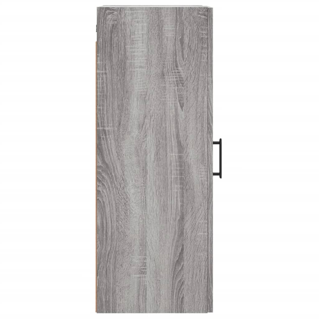 Bovenkast 34,5x34x90 cm grijs sonoma eikenkleurig is nu te koop bij PeponiXL, paradijselijk wonen!