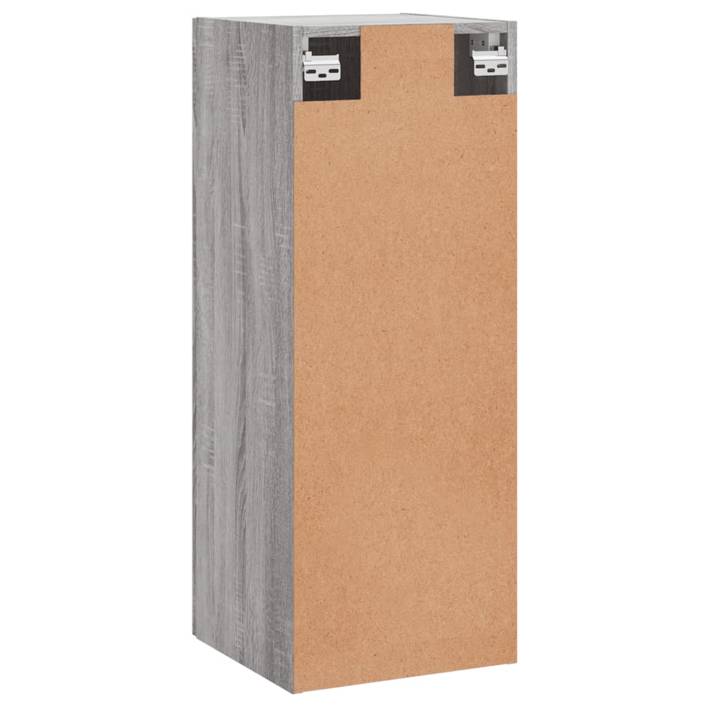 Bovenkast 34,5x34x90 cm grijs sonoma eikenkleurig is nu te koop bij PeponiXL, paradijselijk wonen!