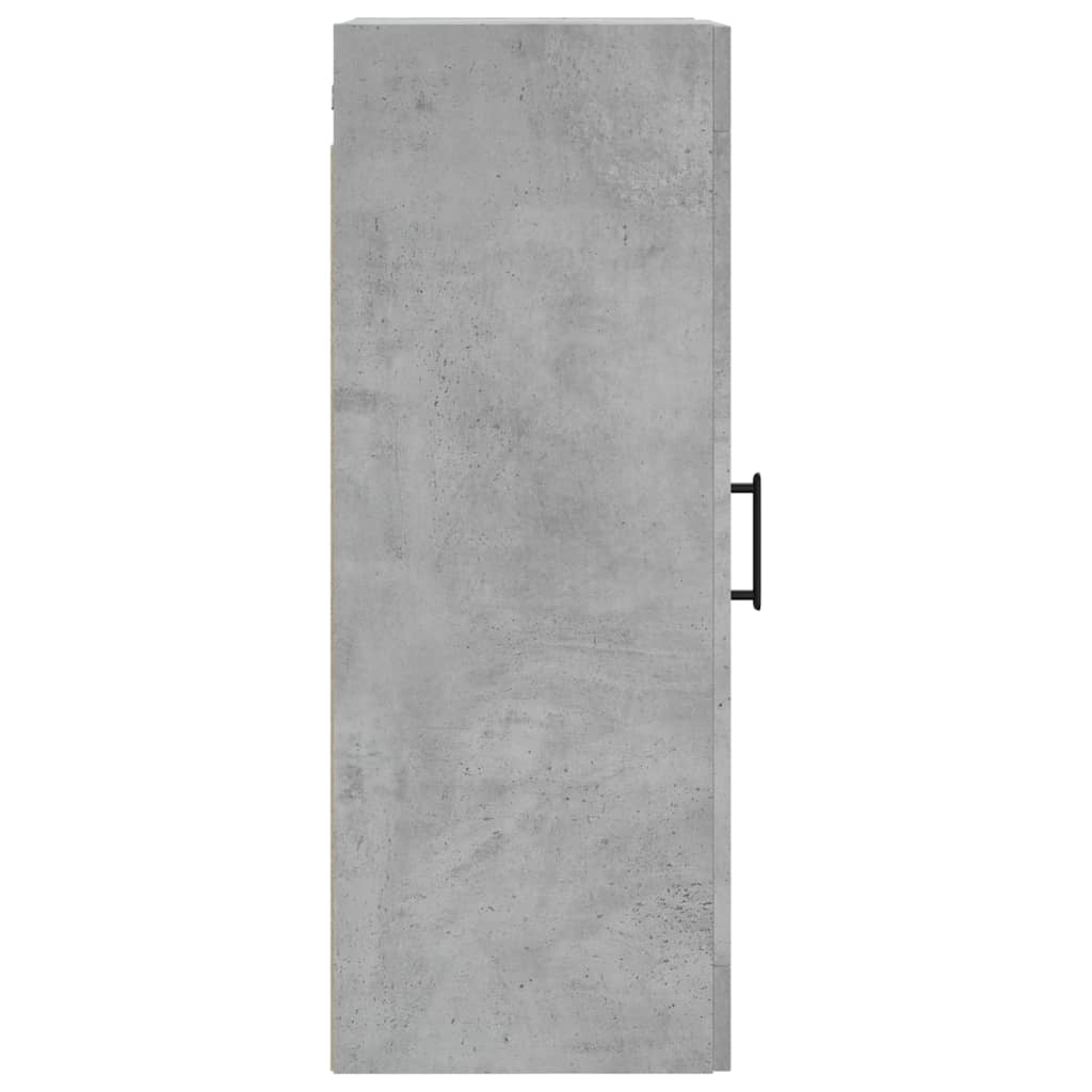 Wandkast 34,5x34x90 cm betongrijs is nu te koop bij PeponiXL, paradijselijk wonen!