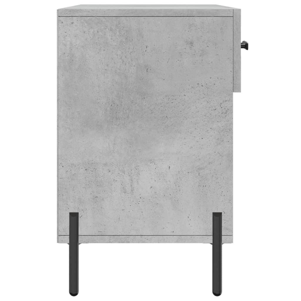 Schoenenbank 102x35x55 cm bewerkt hout betongrijs is nu te koop bij PeponiXL, paradijselijk wonen!