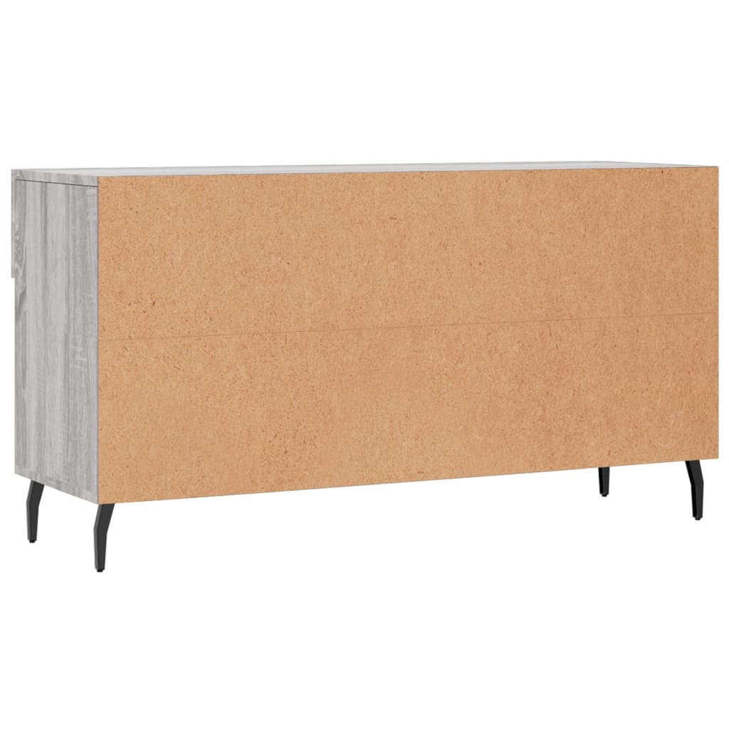 Schoenenbank 102x35x55 cm bewerkt hout grijs sonoma eikenkleur is nu te koop bij PeponiXL, paradijselijk wonen!