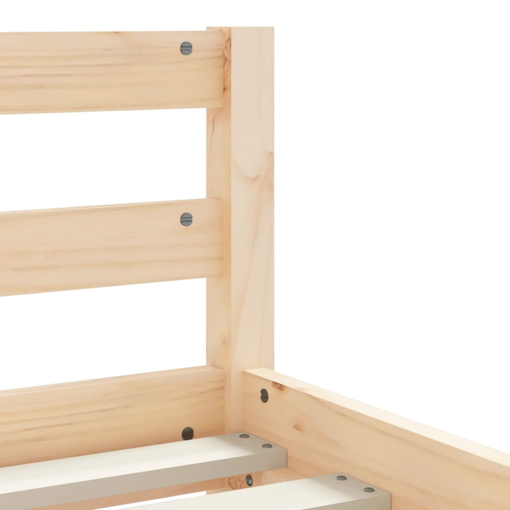 Kinderbedframe met lades 80x200 cm massief grenenhout is nu te koop bij PeponiXL, paradijselijk wonen!