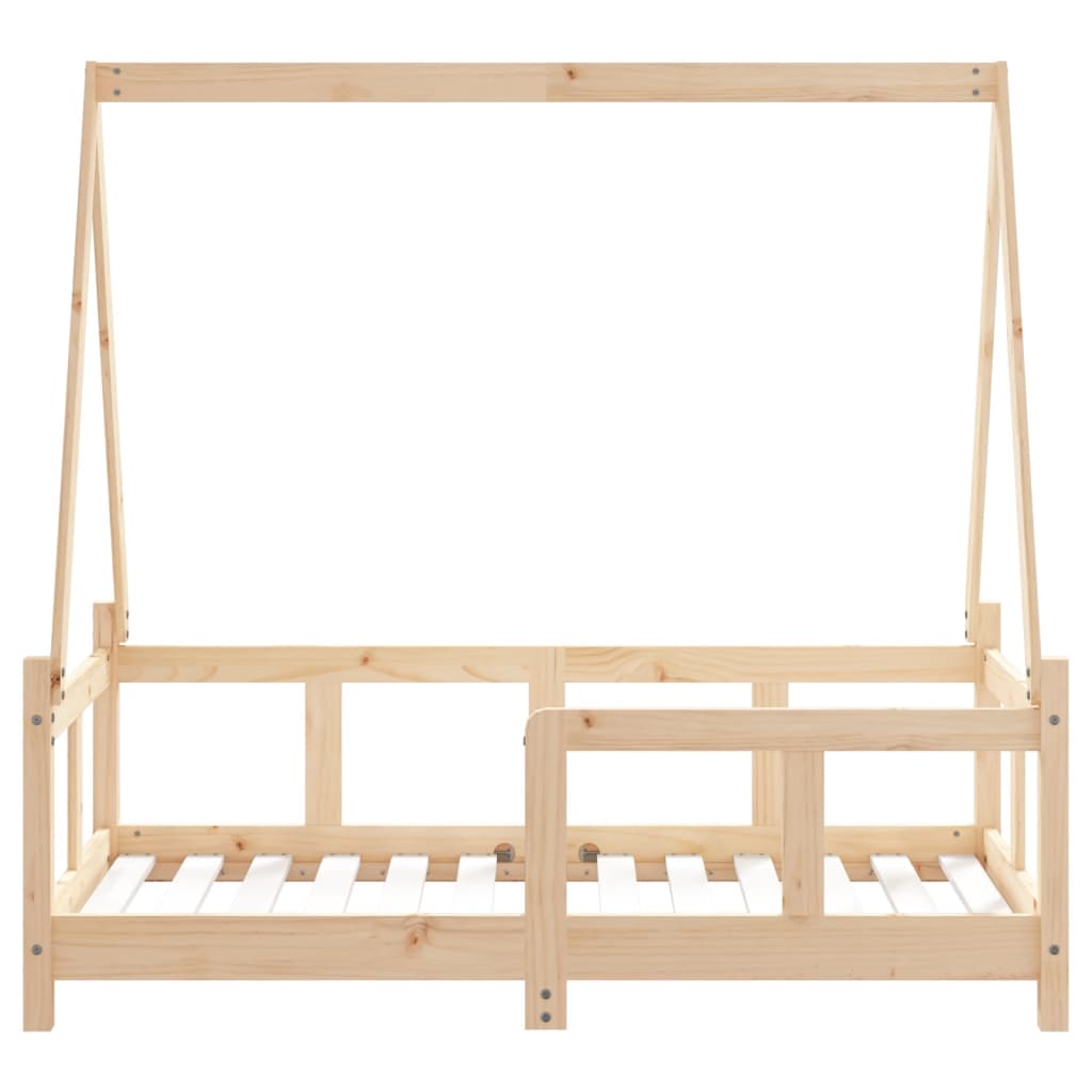 Kinderbedframe 70x140 cm massief grenenhout is nu te koop bij PeponiXL, paradijselijk wonen!