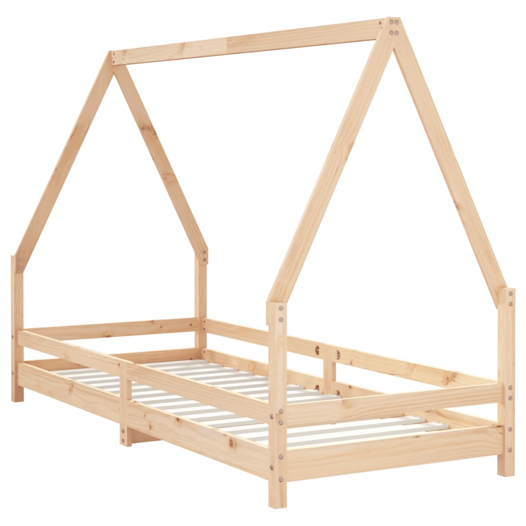 Kinderbedframe 80x200 cm massief grenenhout is nu te koop bij PeponiXL, paradijselijk wonen!