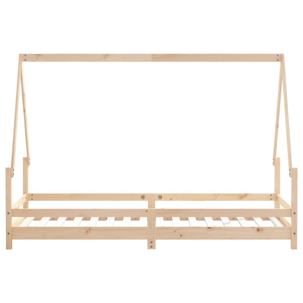 Kinderbedframe 80x200 cm massief grenenhout is nu te koop bij PeponiXL, paradijselijk wonen!