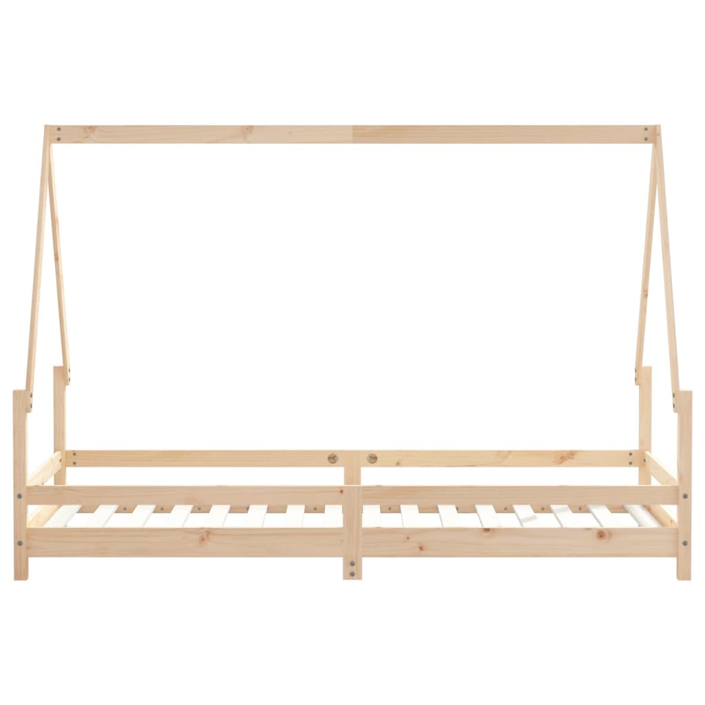 Kinderbedframe 90x200 cm massief grenenhout is nu te koop bij PeponiXL, paradijselijk wonen!