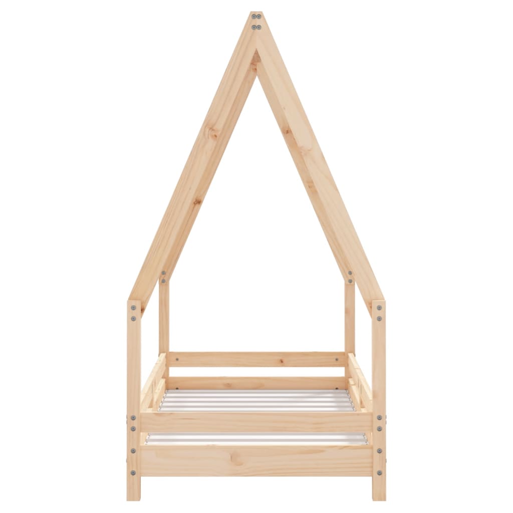 Kinderbedframe 70x140 cm massief grenenhout is nu te koop bij PeponiXL, paradijselijk wonen!