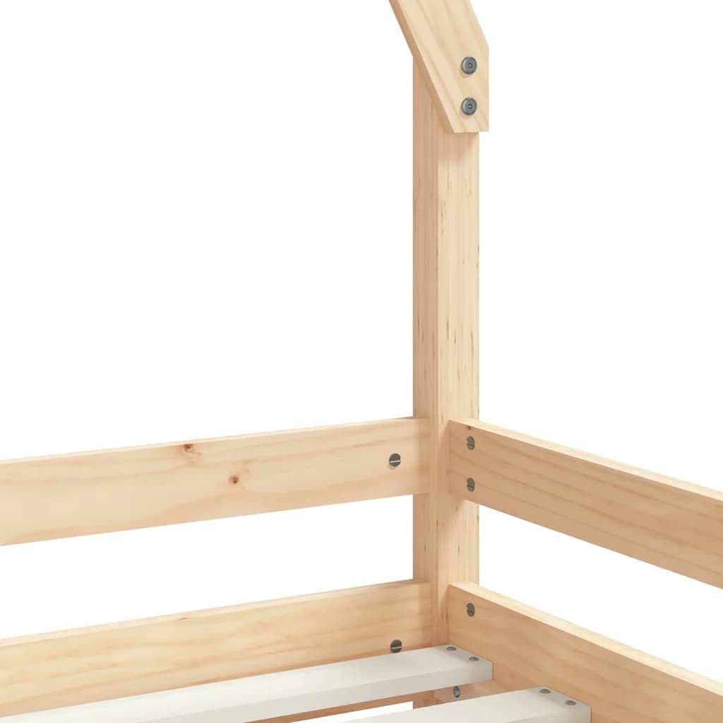 Kinderbedframe 70x140 cm massief grenenhout is nu te koop bij PeponiXL, paradijselijk wonen!