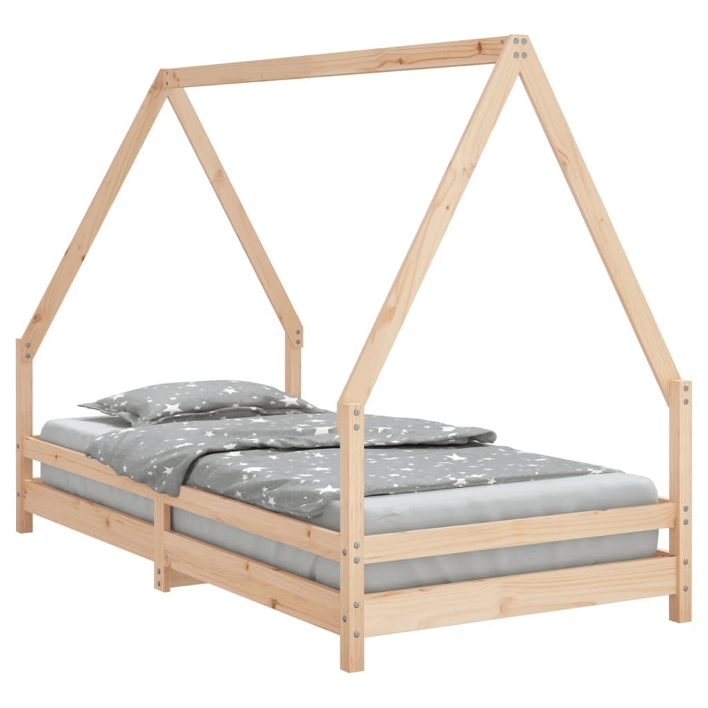 Kinderbedframe 90x190 cm massief grenenhout is nu te koop bij PeponiXL, paradijselijk wonen!