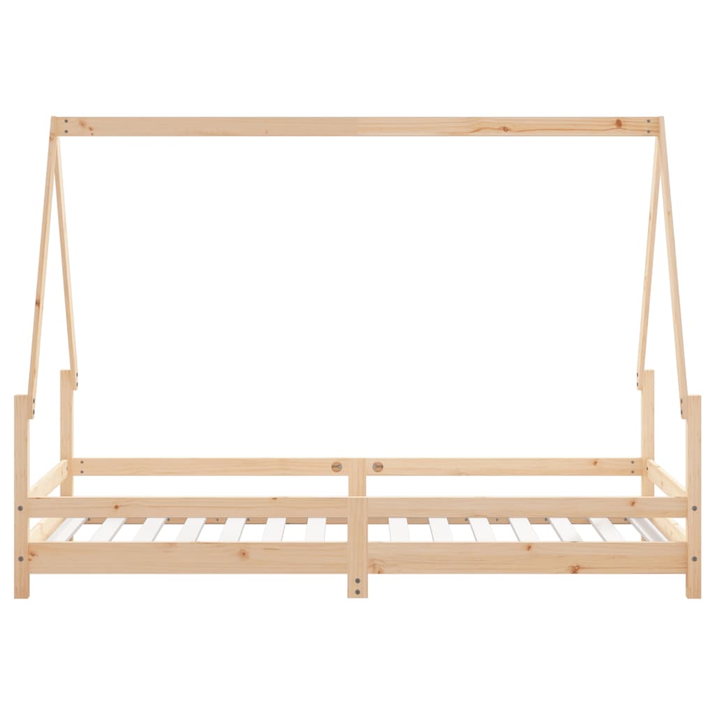 Kinderbedframe 90x190 cm massief grenenhout is nu te koop bij PeponiXL, paradijselijk wonen!