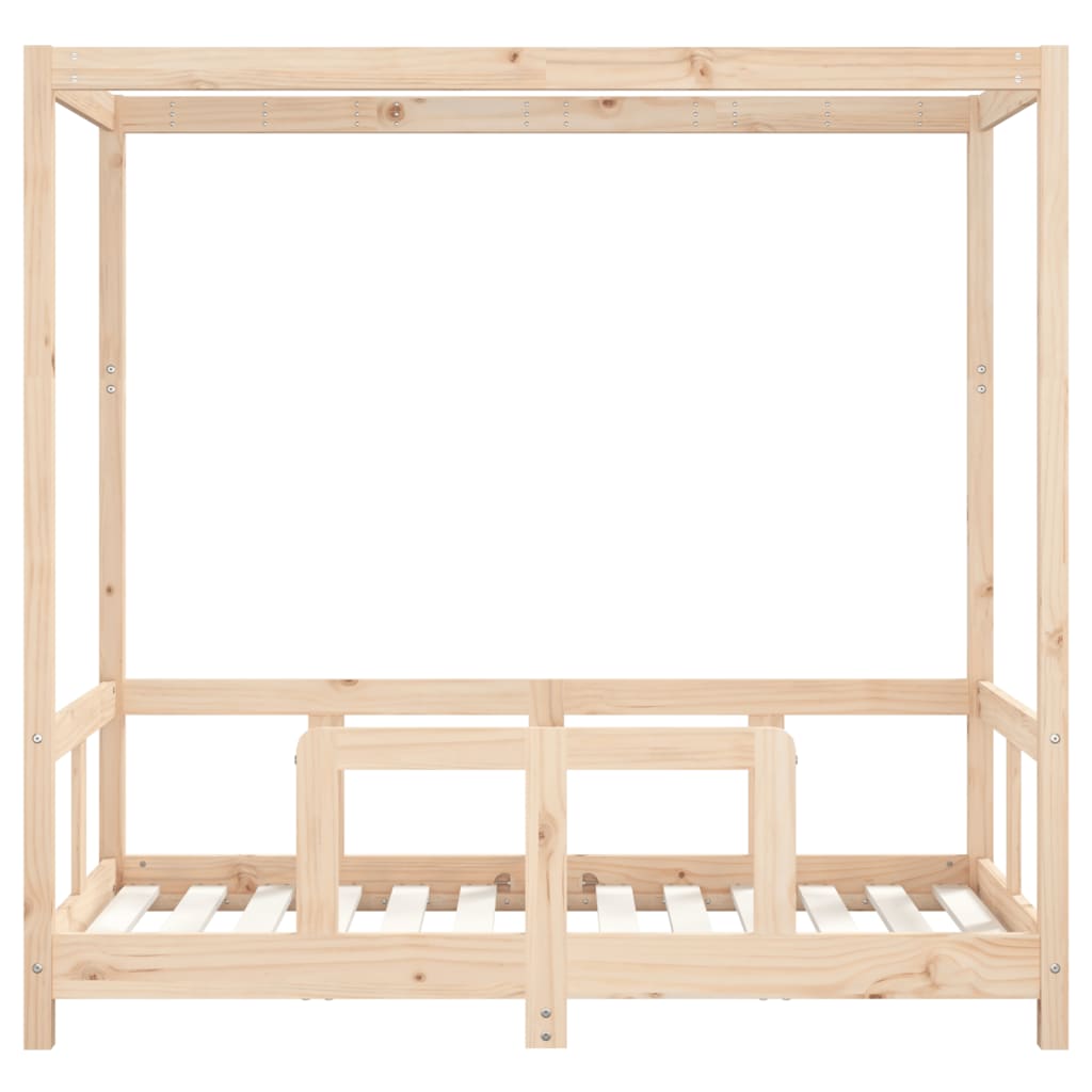 Kinderbedframe 70x140 cm massief grenenhout is nu te koop bij PeponiXL, paradijselijk wonen!