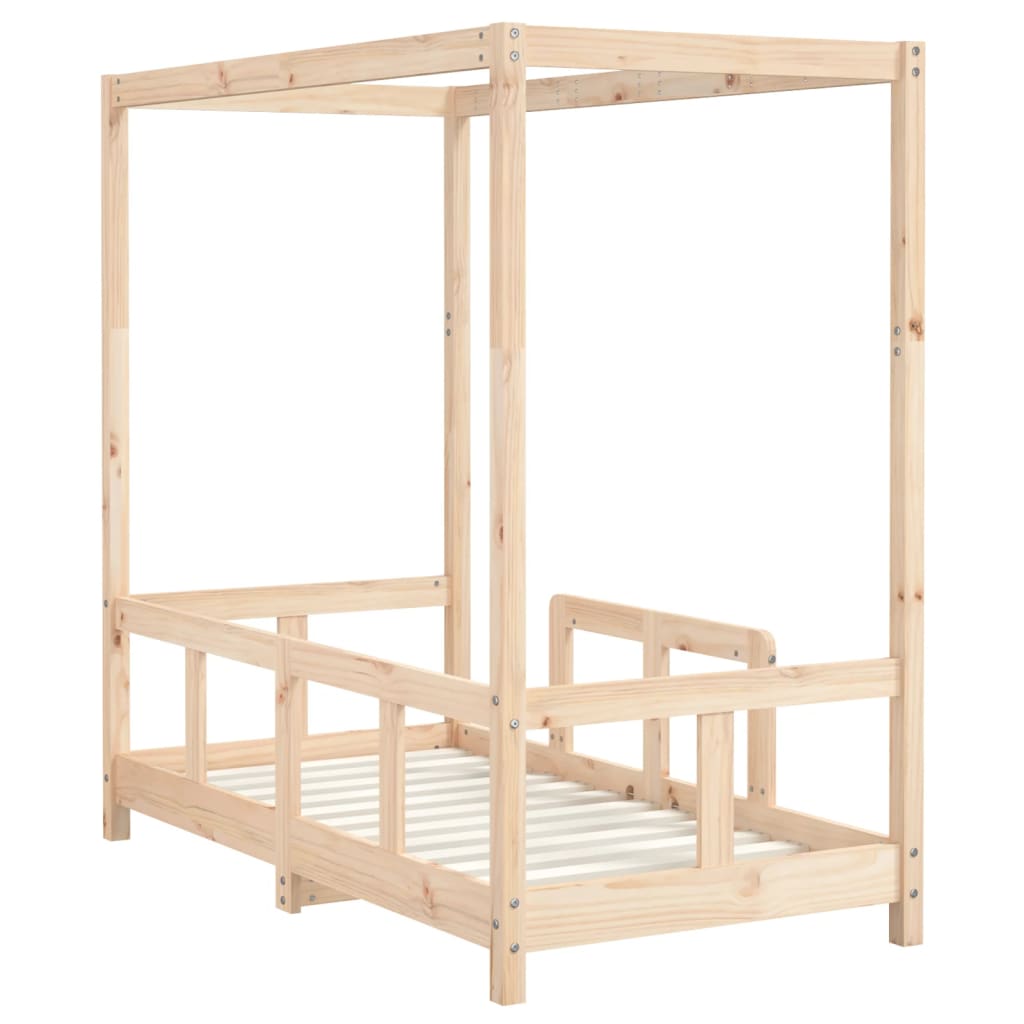 Kinderbedframe 70x140 cm massief grenenhout is nu te koop bij PeponiXL, paradijselijk wonen!