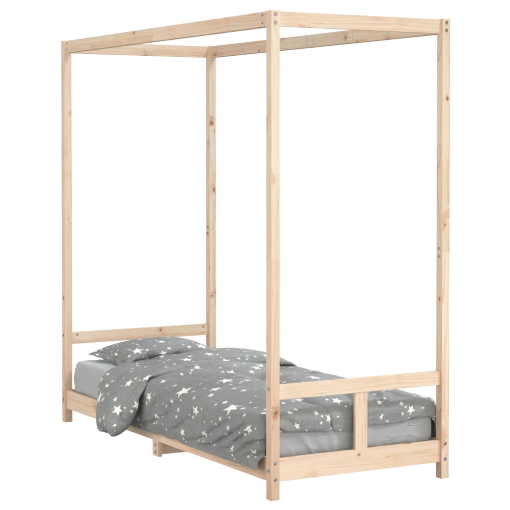 Kinderbedframe 80x200 cm massief grenenhout is nu te koop bij PeponiXL, paradijselijk wonen!