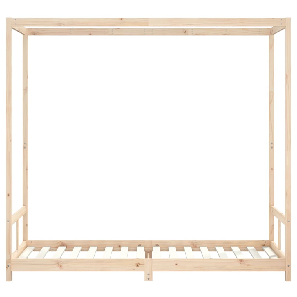 Kinderbedframe 80x200 cm massief grenenhout is nu te koop bij PeponiXL, paradijselijk wonen!