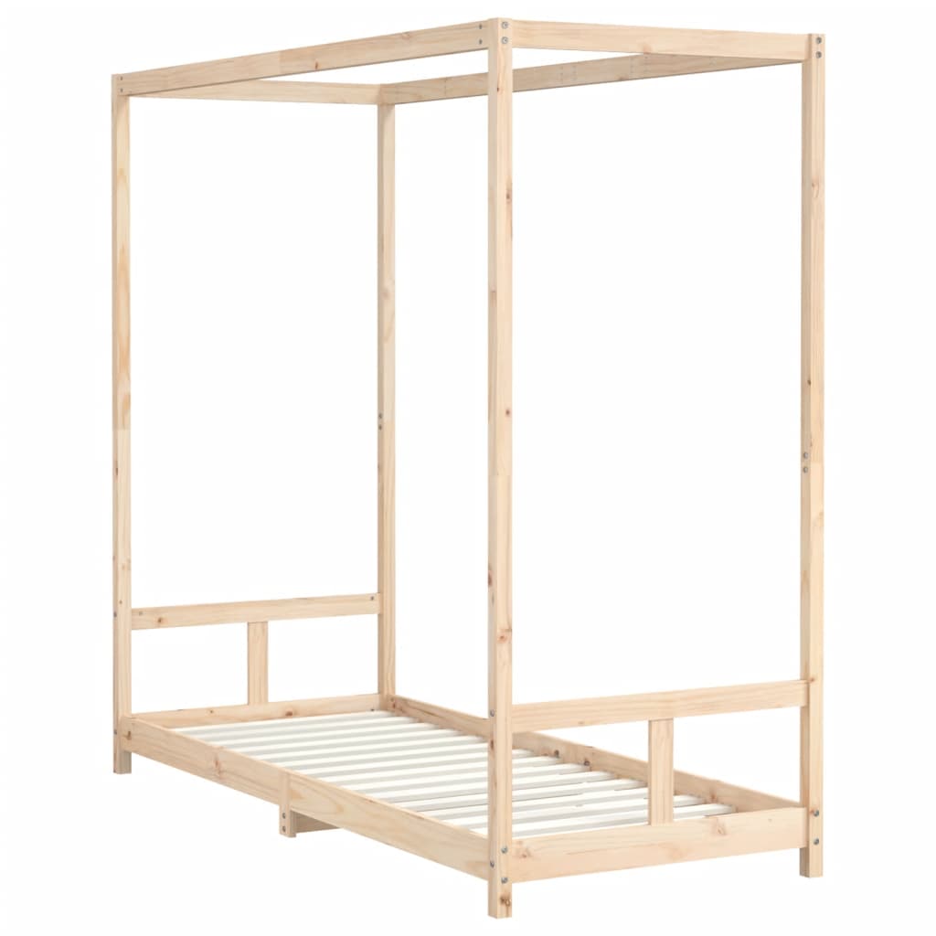 Kinderbedframe 80x200 cm massief grenenhout is nu te koop bij PeponiXL, paradijselijk wonen!