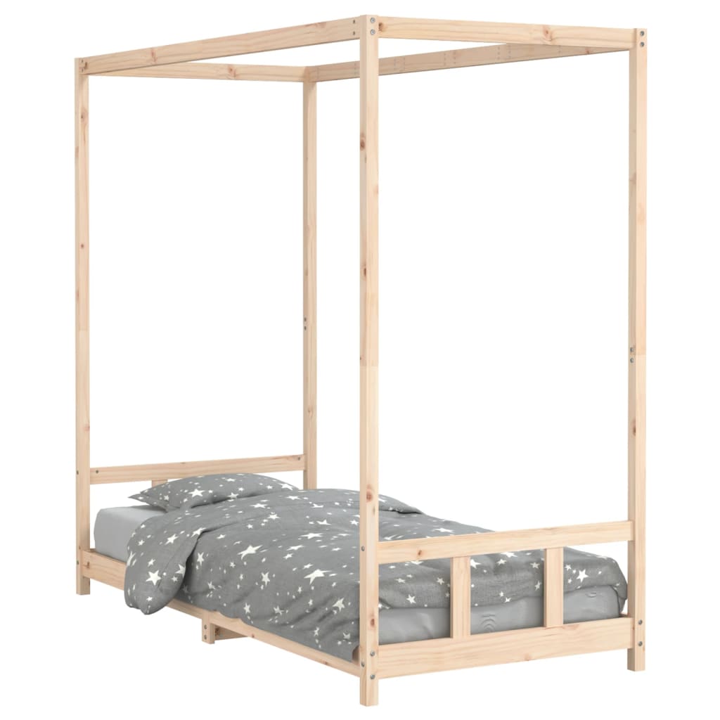 Kinderbedframe 90x200 cm massief grenenhout is nu te koop bij PeponiXL, paradijselijk wonen!