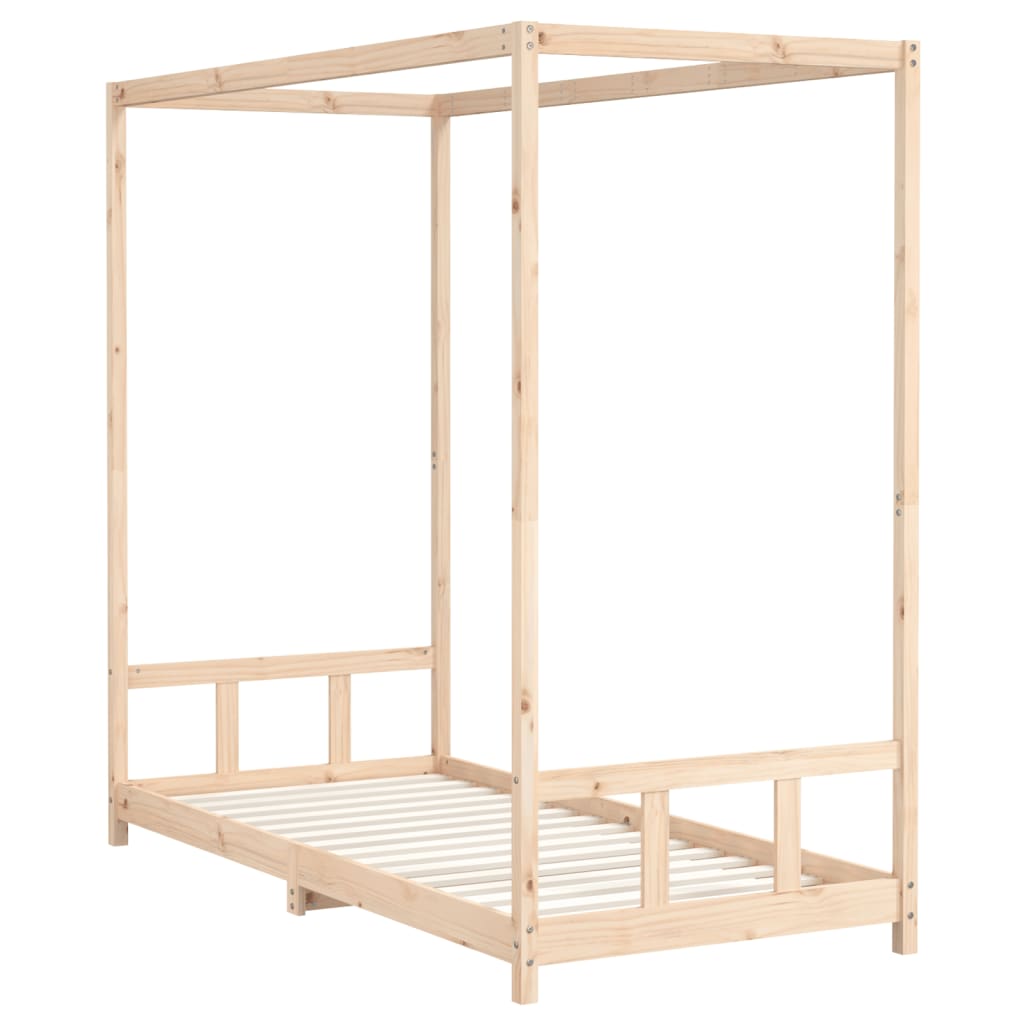 Kinderbedframe 90x200 cm massief grenenhout is nu te koop bij PeponiXL, paradijselijk wonen!