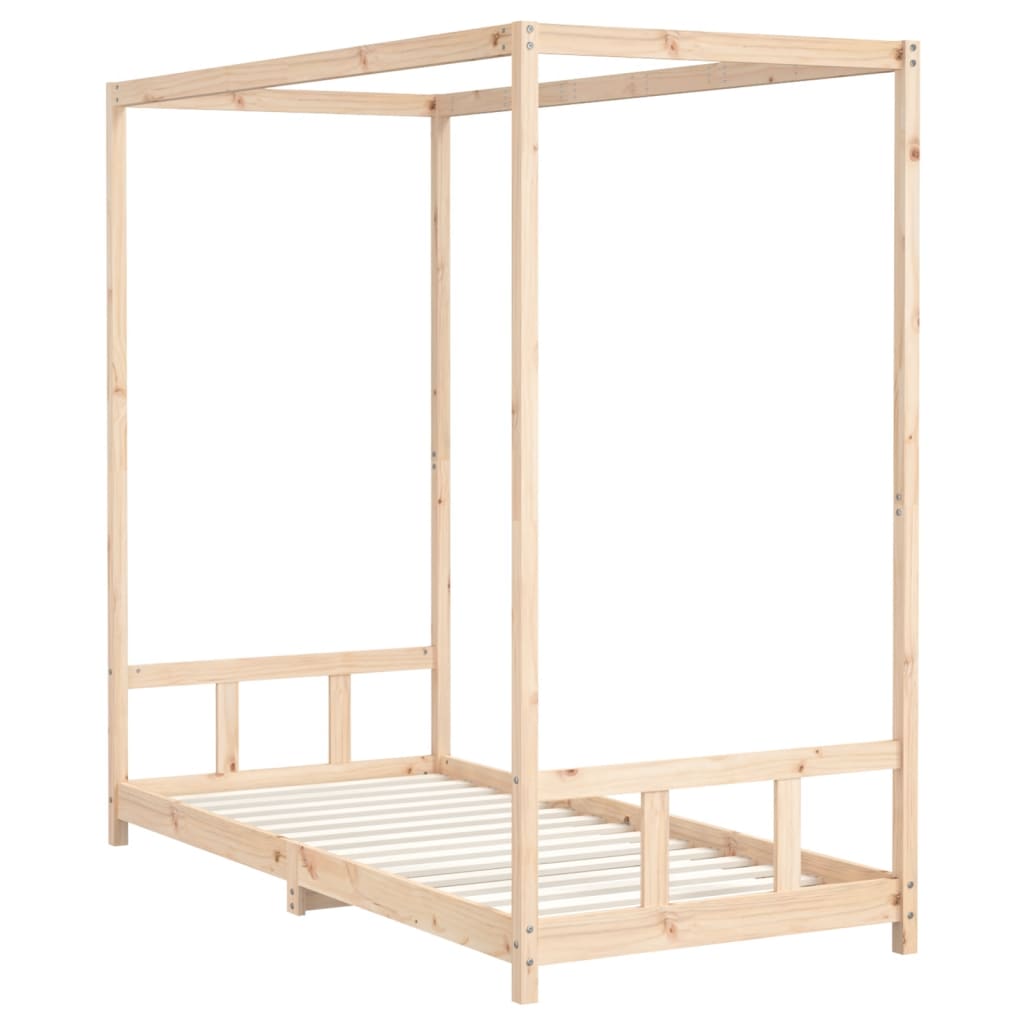 Kinderbedframe 90x200 cm massief grenenhout is nu te koop bij PeponiXL, paradijselijk wonen!