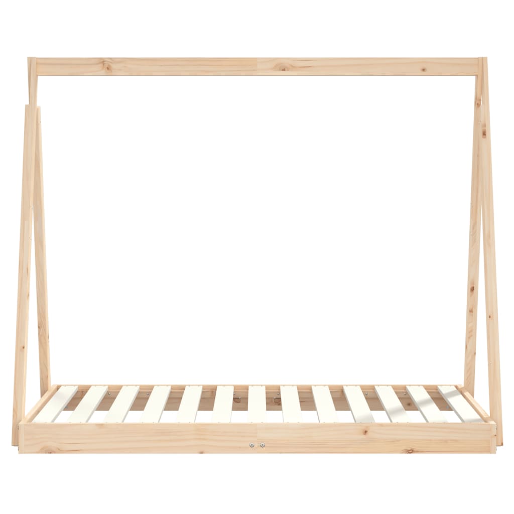 Kinderbedframe 70x140 cm massief grenenhout is nu te koop bij PeponiXL, paradijselijk wonen!