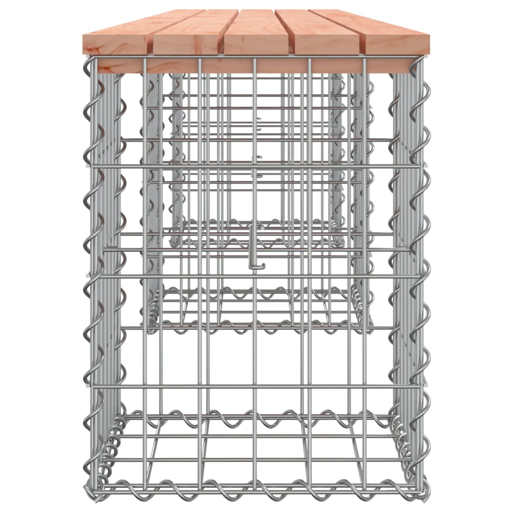 Tuinbank schanskorfontwerp 203x31x42 cm massief douglashout is nu te koop bij PeponiXL, paradijselijk wonen!