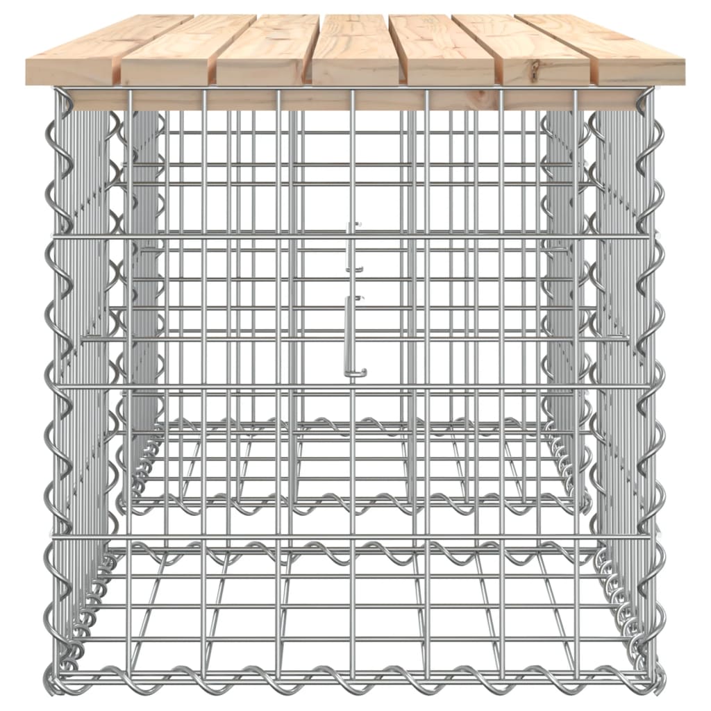 Tuinbank Schanskorfontwerp 103x44x42 cm massief grenenhout is nu te koop bij PeponiXL, paradijselijk wonen!