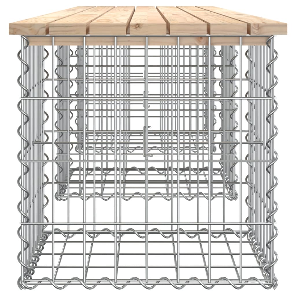 Tuinbank Schanskorfontwerp 203x44x42 cm massief grenenhout is nu te koop bij PeponiXL, paradijselijk wonen!