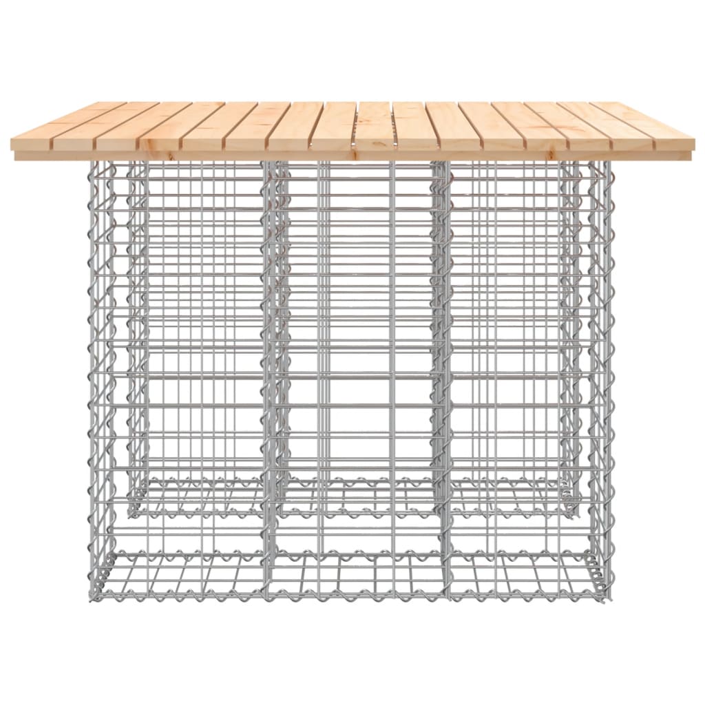 Tuinbank schanskorfontwerp 100x102x72 cm massief grenenhout is nu te koop bij PeponiXL, paradijselijk wonen!