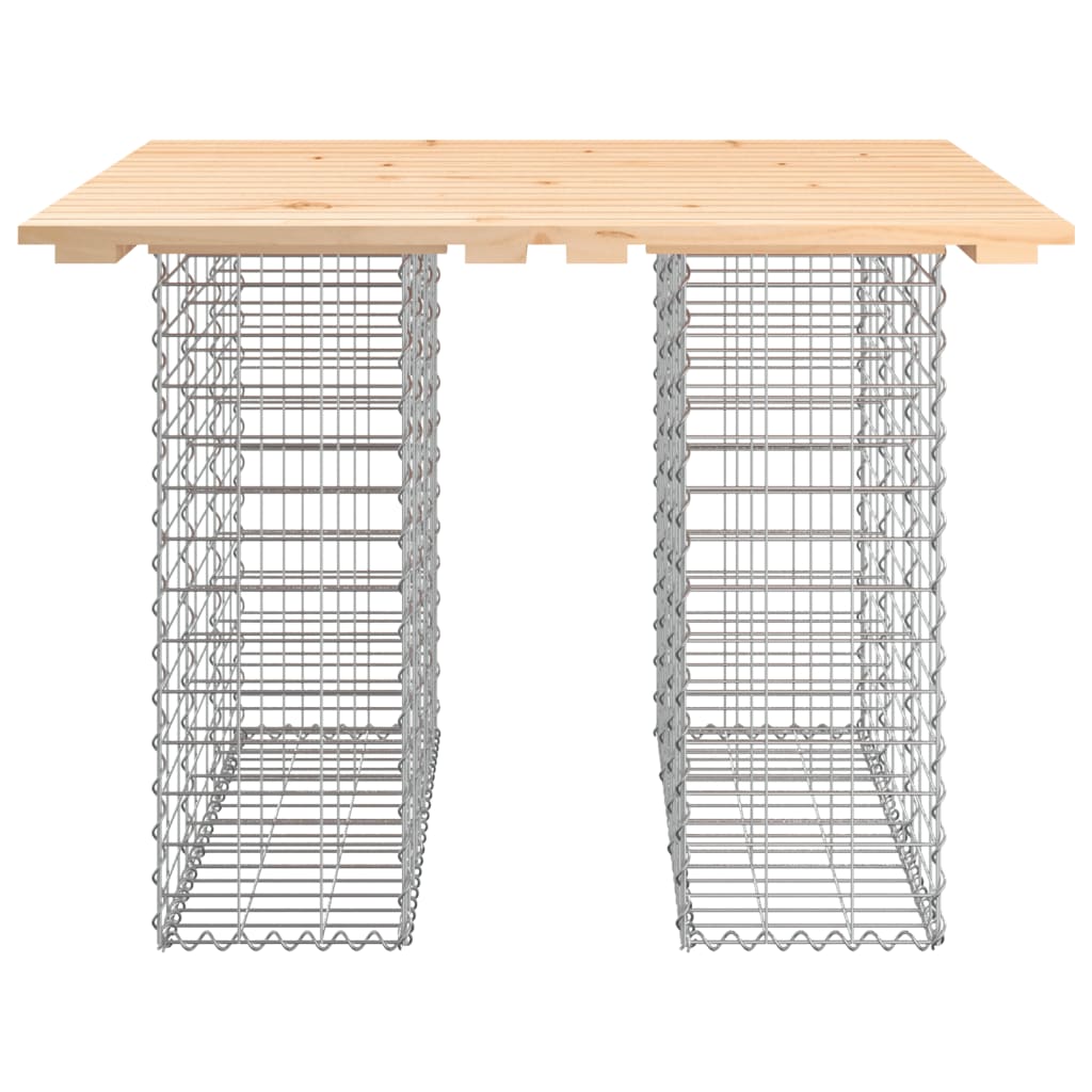 Tuinbank schanskorfontwerp 100x102x72 cm massief grenenhout is nu te koop bij PeponiXL, paradijselijk wonen!