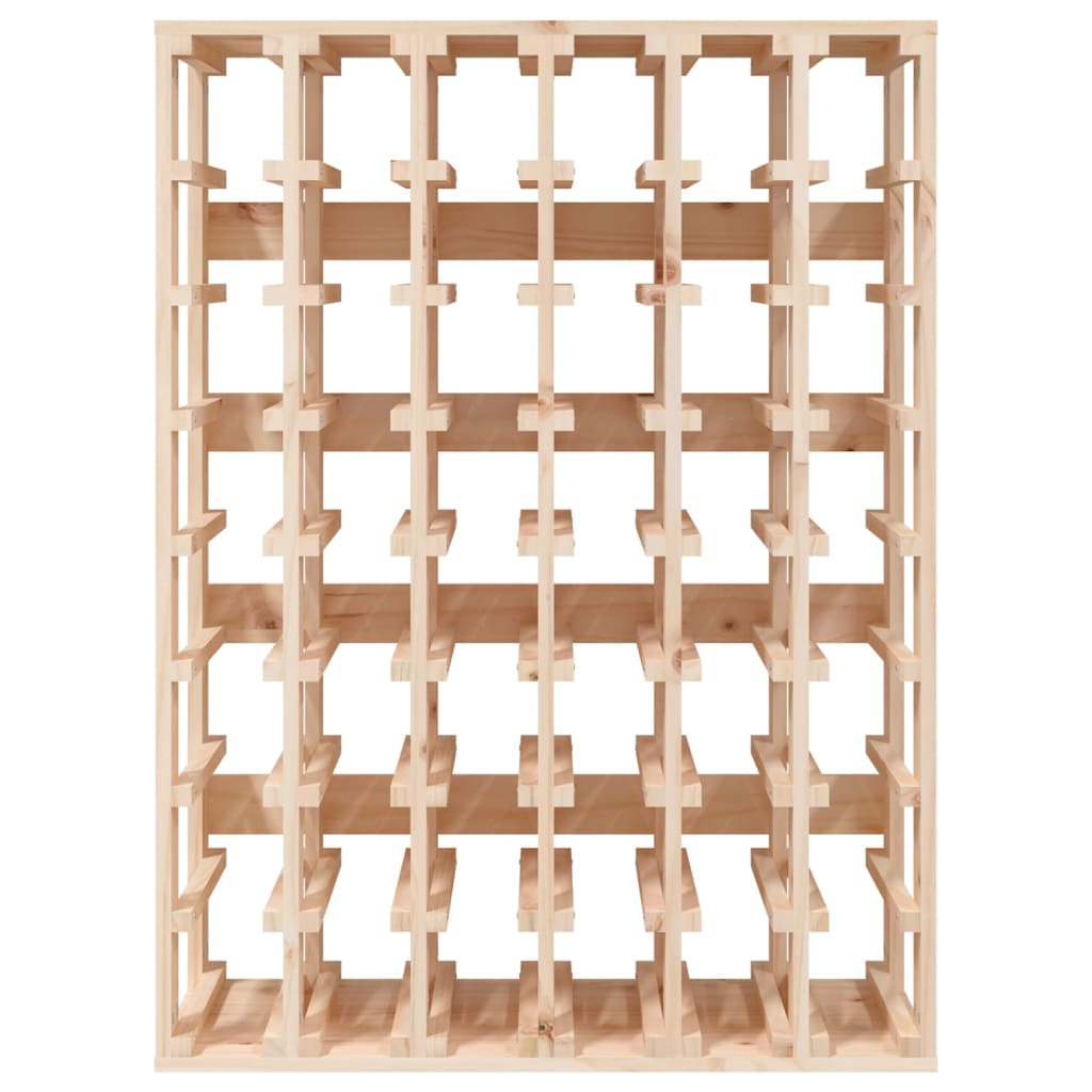 Wijnrek 70x33x94 cm massief grenenhout bruin is nu te koop bij PeponiXL, paradijselijk wonen!