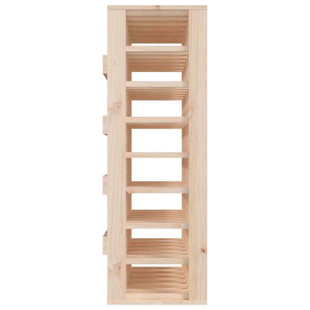 Wijnrek 70x33x94 cm massief grenenhout bruin is nu te koop bij PeponiXL, paradijselijk wonen!