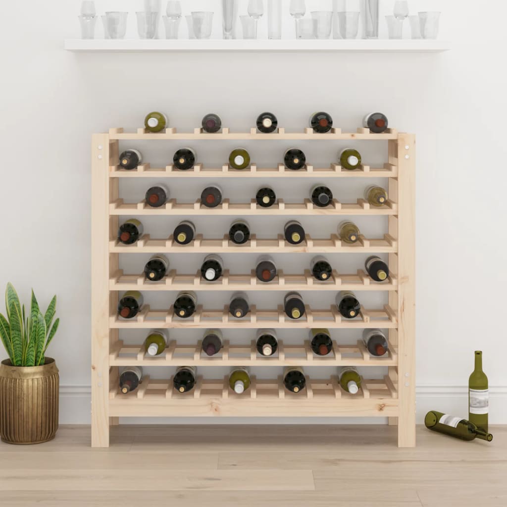 Wijnrek 109,5x30x107,5 cm massief grenenhout is nu te koop bij PeponiXL, paradijselijk wonen!