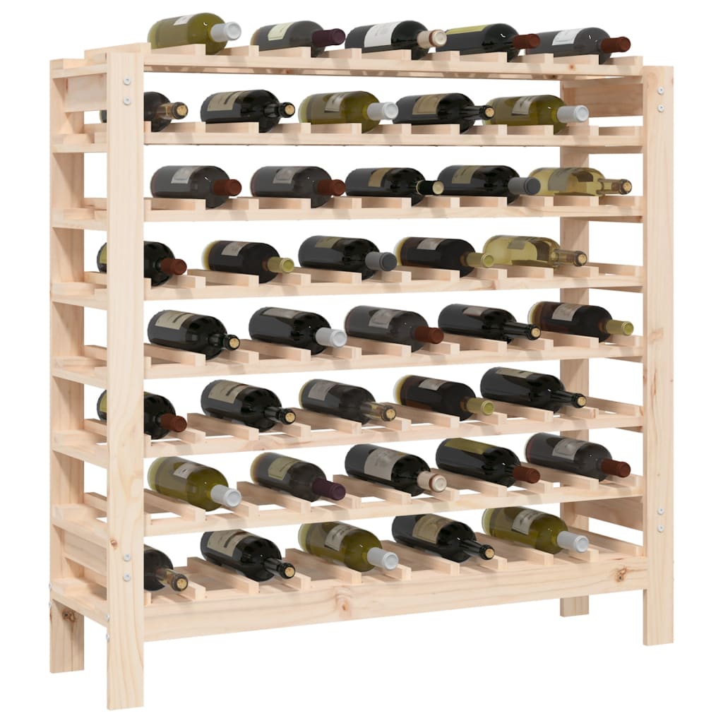 Wijnrek 109,5x30x107,5 cm massief grenenhout is nu te koop bij PeponiXL, paradijselijk wonen!