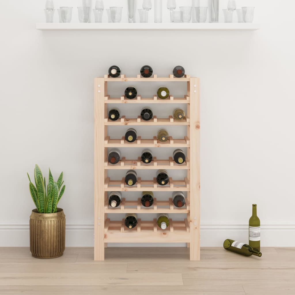 Wijnrek 61,5x30x107,5 cm massief grenenhout is nu te koop bij PeponiXL, paradijselijk wonen!