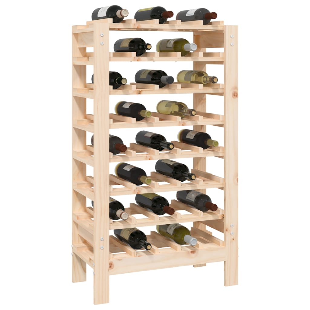 Wijnrek 61,5x30x107,5 cm massief grenenhout is nu te koop bij PeponiXL, paradijselijk wonen!