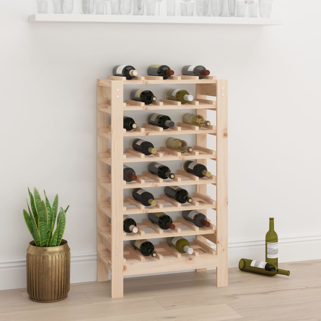 Wijnrek 61,5x30x107,5 cm massief grenenhout is nu te koop bij PeponiXL, paradijselijk wonen!