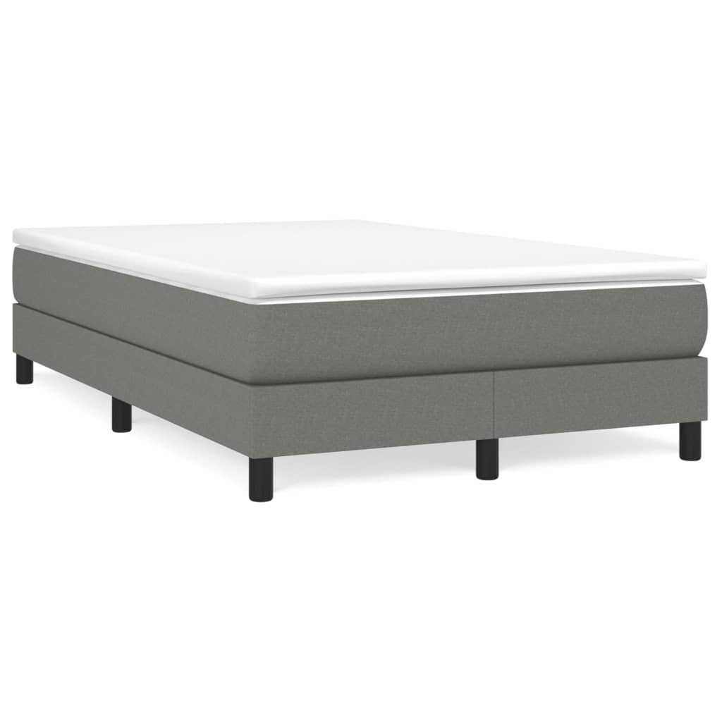 Boxspring met matras stof donkergrijs 120x200 cm is nu te koop bij PeponiXL, paradijselijk wonen!