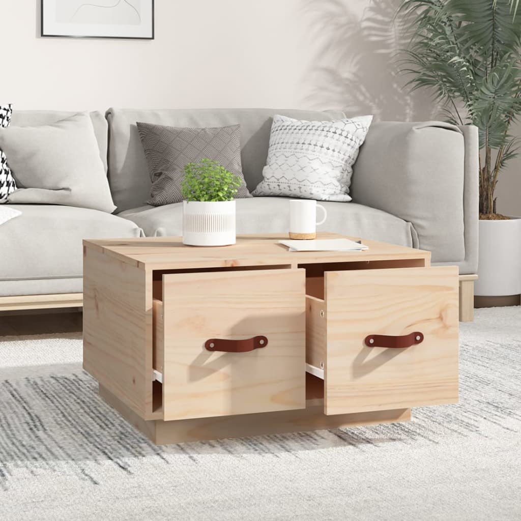 Salontafel 60x53x35 cm massief grenenhout is nu te koop bij PeponiXL, paradijselijk wonen!
