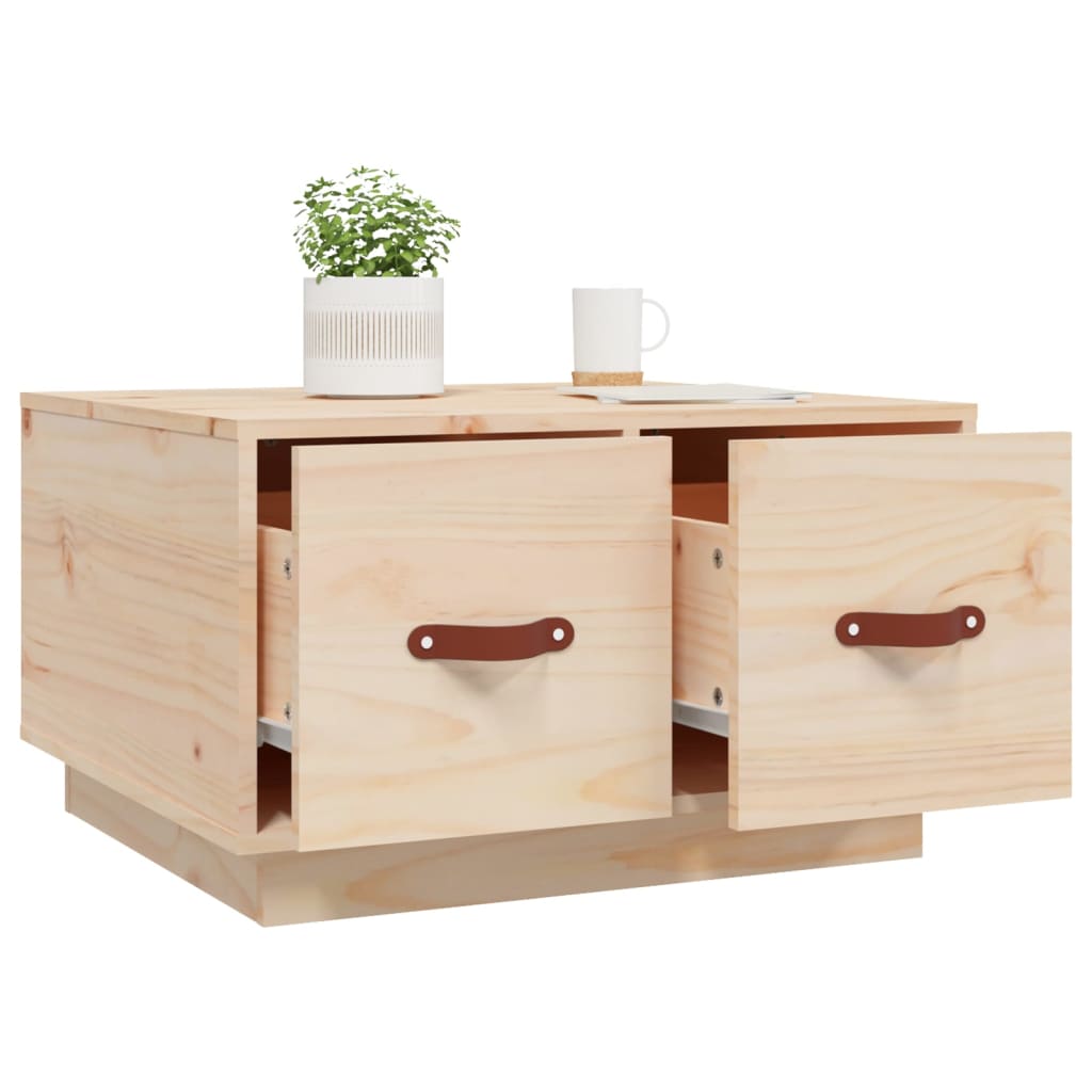 Salontafel 60x53x35 cm massief grenenhout is nu te koop bij PeponiXL, paradijselijk wonen!